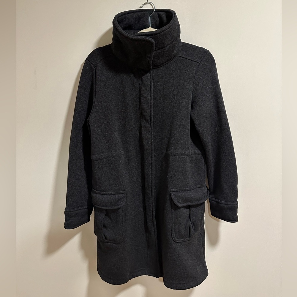 Patagonia Better Sweater Long Drawstring Coat - Size M - Gray